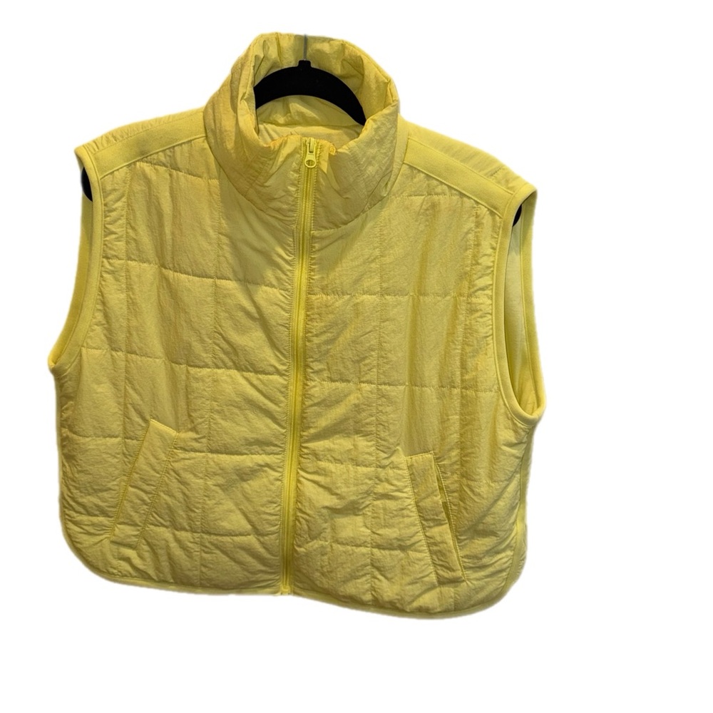 Thread & Supply Yellow Quilted Nylon Vest
